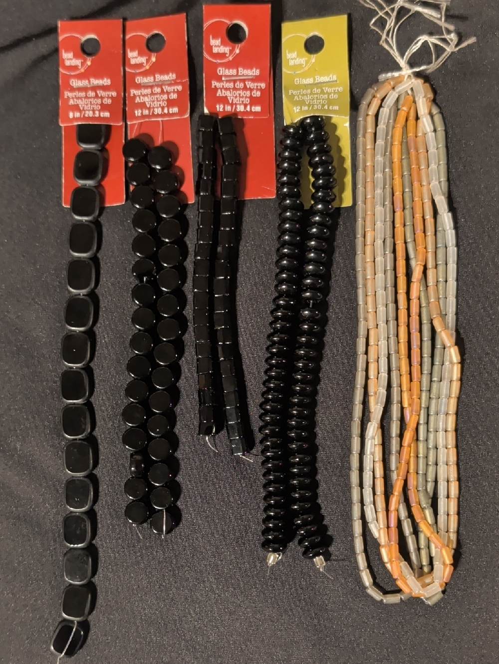 Giant Lot of NWT Bead Strands: 135+ Semi-precious, Glass, Ceramic, Metal & Shell - Picture 5 of 17